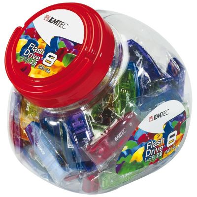 Emtec C410 Color Mix - Candy Jar 2.0 USB Flash Drive 32 GB USB Type-A Multicolor