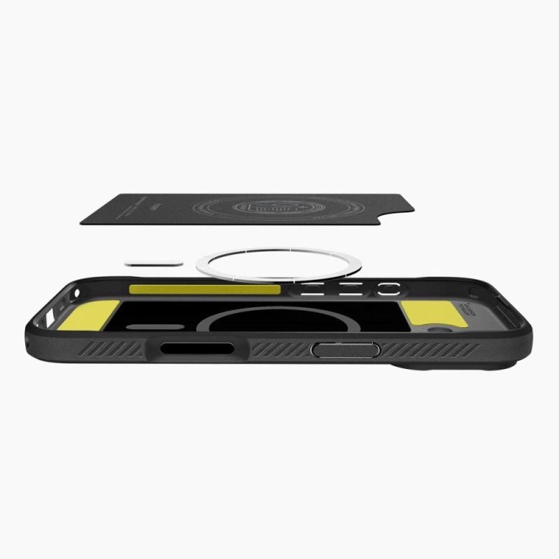 7. Spigen Rugged Armor Mag MagSafe Case for iPhone 17 - Matte Black