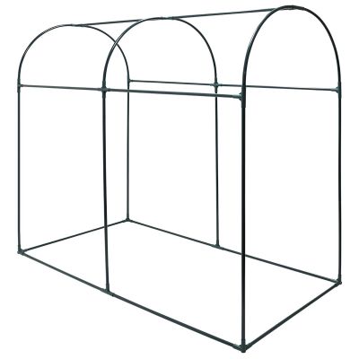 23. GREENHOUSE GARDEN TUNNEL TWO ENTRANCES FOR TOMATOES AND CUCUMBERS 200x100x180CM GREEN
