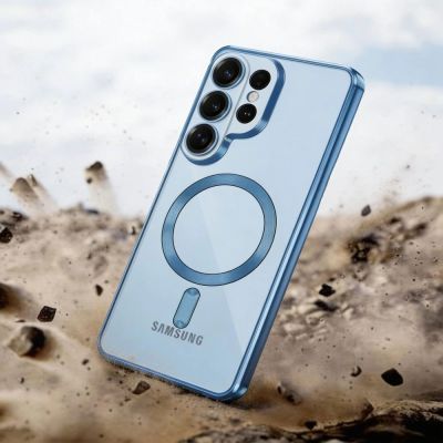 5. Tech-Protect MagFlex Case for Samsung Galaxy S26 Ultra - Transparent Blue