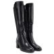 4. Women's high-heeled boots with stretch black Vinceza 58652