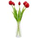 2. BOUQUET OF 5 RED PEONY TULIPS 39 CM LIFE-LIKE SPRING DECORATION