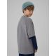2. Boy's longsleeve loose with print 4F 4FJRSS26TLONM631-24S