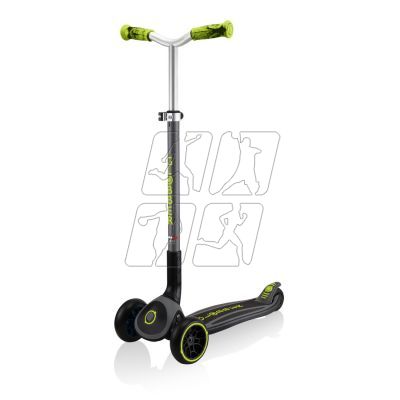 16. Globber Master Prime 3-Wheel Scooter / Black - Lime Green 664-106