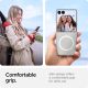 17. Spigen AirSkin Mag MagSafe Case for Samsung Galaxy Z Flip 7 - Clear and White