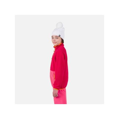 4. Rossignol Jr Alltrack Fleece Pink Sweatshirt