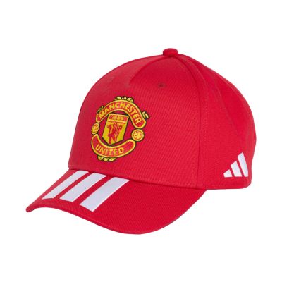 adidas Manchester United Kids' Cap Red and White KT0655
