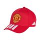adidas Manchester United Kids' Cap Red and White KT0655