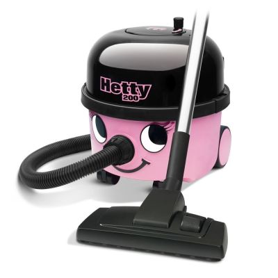 Numatic HET200 Hetty 620W Black and Pink Dry Vacuum Cleaner