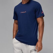 Air Jordan Jumpman Embroidered Air Crew Navy Blue Men's Sports T-Shirt - DM3182-492
