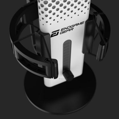 8. Endgame Gear XSTRM Black, White Microphone for PC