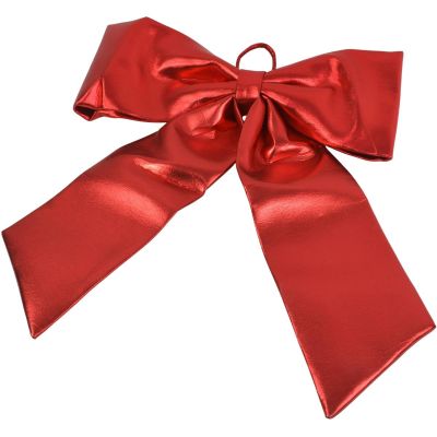 16. JUMBO DECORATIVE BOW 68x80CM RED