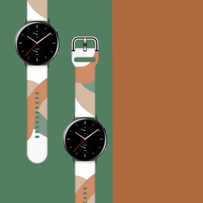 3. Strap Moro for Samsung Galaxy Watch 45 / 46 / 47 mm silicone bracelet watch band - pattern 3
