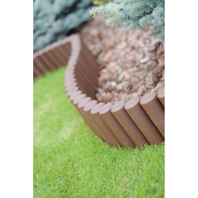 30. GARDEN PALISADE LAWN EDGE 270CM IPAL 5 BROWN