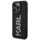 2. Karl Lagerfeld 3D Rubber Glitter Logo case for iPhone 15 Pro Max - black