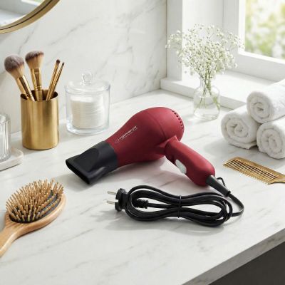 11. Esperanza AURORA EBH003R hair dryer (750W; red)