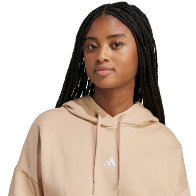 11. adidas Essentials Small Logo Feel Cozy Hoodie W JV7310