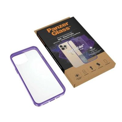 5. PanzerGlass ClearCase antibacterial Military Grade certified case for iPhone 13 Pro Max - transparent purple