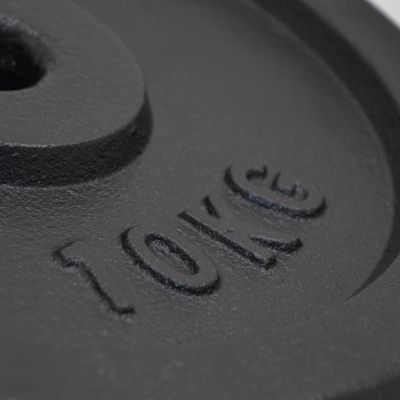 13. BLACK CAST IRON WEIGHT 10KG ENERO FIT Ø26.5 1 pc.