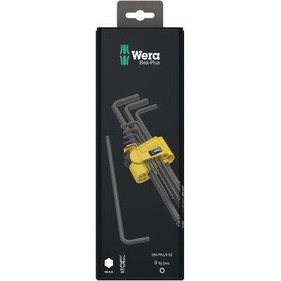 2. Wera 05133180001 Allen key L-shaped Allen key set English 9 pcs.