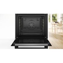 Oven BOSCH HBA571BB4 pyrolytic cleaning + telescopic guides 1 level BOSCH HEZ538000