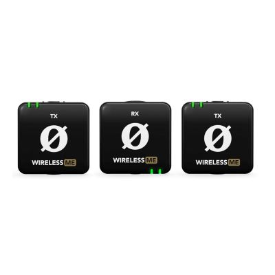 14. RODE Wireless ME Dual - Compact Wireless Microphone System with Two Transmitters for Dual-Channel Recording (Black)