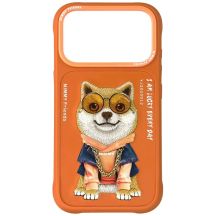 Nimmy Glasses Cool Dog iPhone 17 Pro Case - Orange