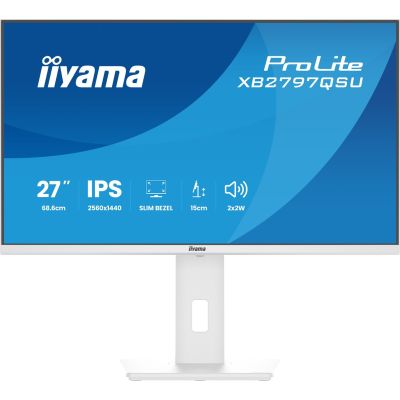 30. iiyama ProLite XB2797QSU-W1 computer monitor 68.6 cm (27") 2560 x 1440 px Quad HD LED White