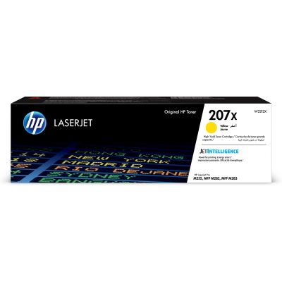 HP Toner Yellow HP 207X, HP207X=W2212X, 2450 pages