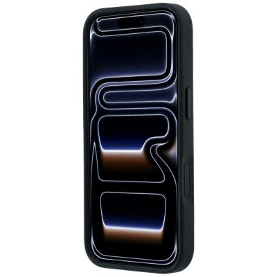 5. BMW M Kevlar Blue Print Ring Metal Logo MagSafe Case for iPhone 18 Pro Max / 17 Pro Max - Black
