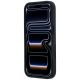 5. BMW M Kevlar Blue Print Ring Metal Logo MagSafe Case for iPhone 18 Pro Max / 17 Pro Max - Black