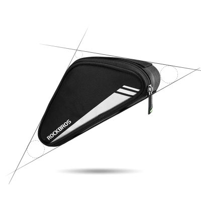 4. Rockbros B55-BK bicycle bag for frame 0.7 l - black