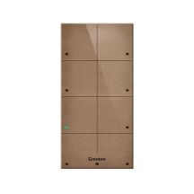 Grenton Touch panel / 8 touch fields / TF-Bus / light front made of natural leather