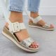 6. Remonte W D6453-61 RKR646B wedge sandals
