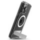10. Spigen Ultra Hybrid S MagSafe Case with Stand for iPhone 15 Pro - Transparent
