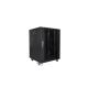 5. Lanberg FF01-6615-12B Rack Cabinet (15U; 19''; 848mm / 600mm / 600 mm; floor-standing; Glass; 800 kg; black)