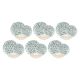 ROSE&TULIPANI SEA STONES Dinner set for 6 people