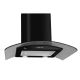 Chimney hood AKPO WK-4 LARGO ECO 60 BLACK (399.1 m3/h; 600mm; black)