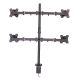 4. Lindy 40659 Monitor Holder/Stand 71.1 cm (28") Desk Black
