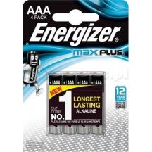 ENERGIZER MAX PLUS BATTERY AAA LR03, 4 ECO