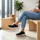 22. Leather platform sneakers black Filippo DP7498