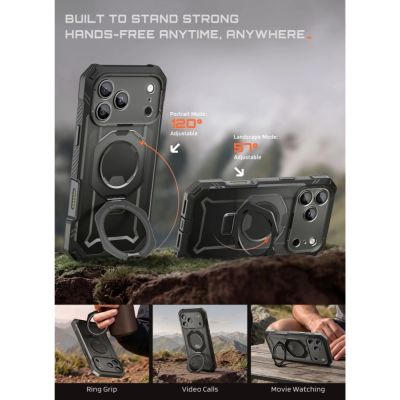 8. Supcase Grip Pro Mag MagSafe Case for iPhone 18 Pro / 17 Pro - Black