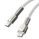 4. Baseus Cafule Series Metal Data USB-C / Lightning 20W PD cable 2 m - white