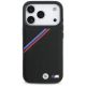 3. BMW M Tricolor Metal Logo MagSafe Case for iPhone 17 Pro - Black