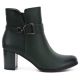 2. Women's insulated ankle boots with a heel, green M.Daszyński SA125-32