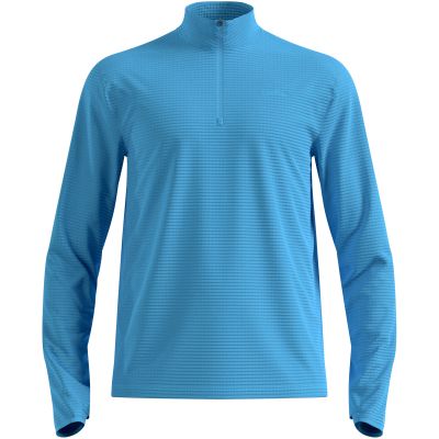 2. Men’s Odlo ESSENTIAL THERMAL 1/2-Zip Mid Layer with Mock Neck, blue