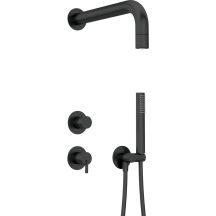 Deante Silia NQSN9XK flush-mount kit, black
