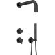Deante Silia NQSN9XK flush-mount kit, black
