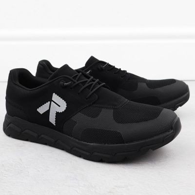 Men's black sports shoes Rieker 09100-00