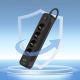 4. Tech-Protect PCL4X3 Power Strip 4 Sockets 240V + 2xUSB-A + 1xUSB-C 200 cm - Black